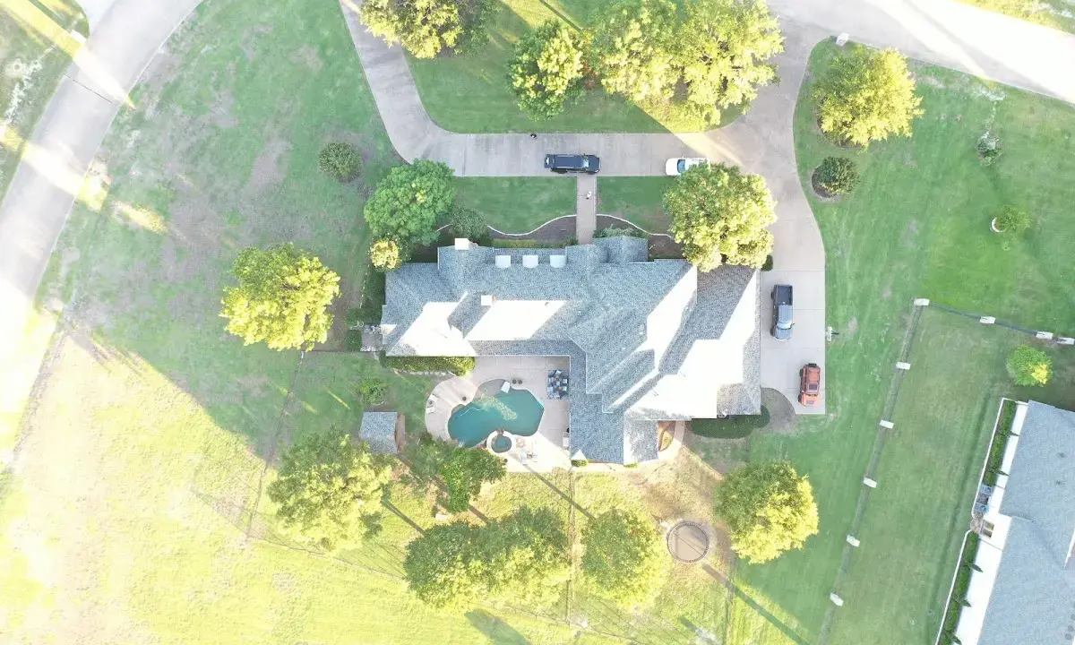 New shingle roof installation on a home in Fulshear